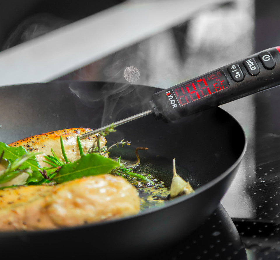 Taylor Pro Digital Food Thermometer Probe with Bright LED Display