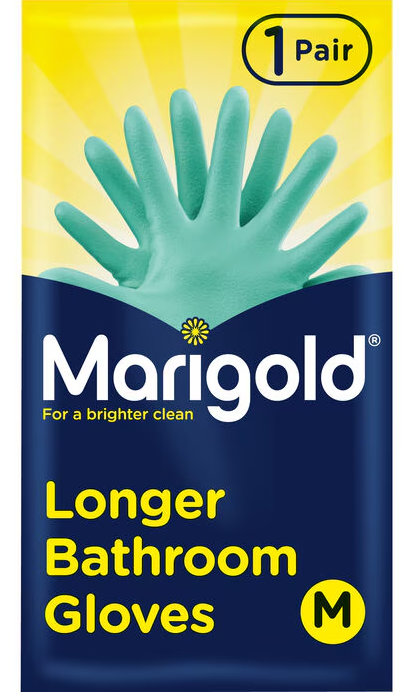Marigold Longer Bathroom Gloves