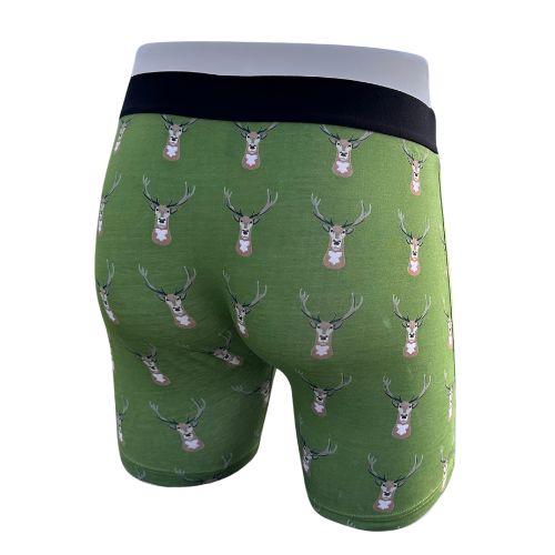 ShuttleSocks Green Stag Gamekeeper Boxer Shorts