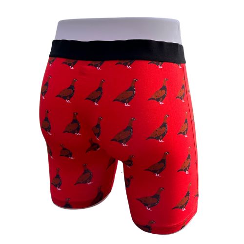 ShuttleSocks Red Grouse Boxer Shorts