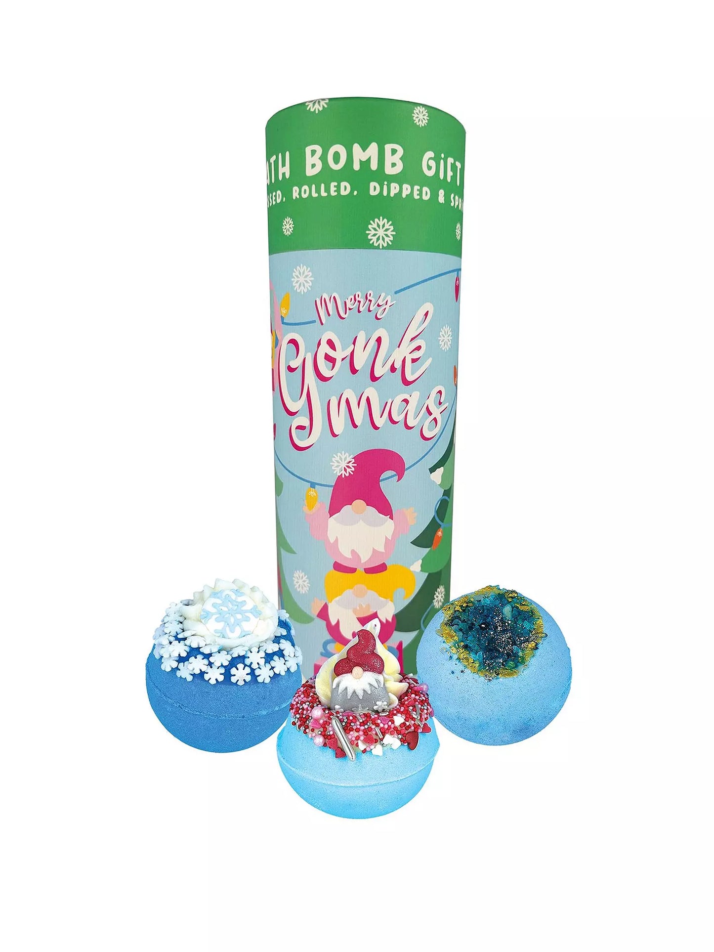 Bomb Cosmetics Merry Gonkmas Bath Blaster Tube