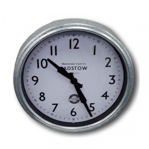 Smart Solar Padstow Wall Clock 15"