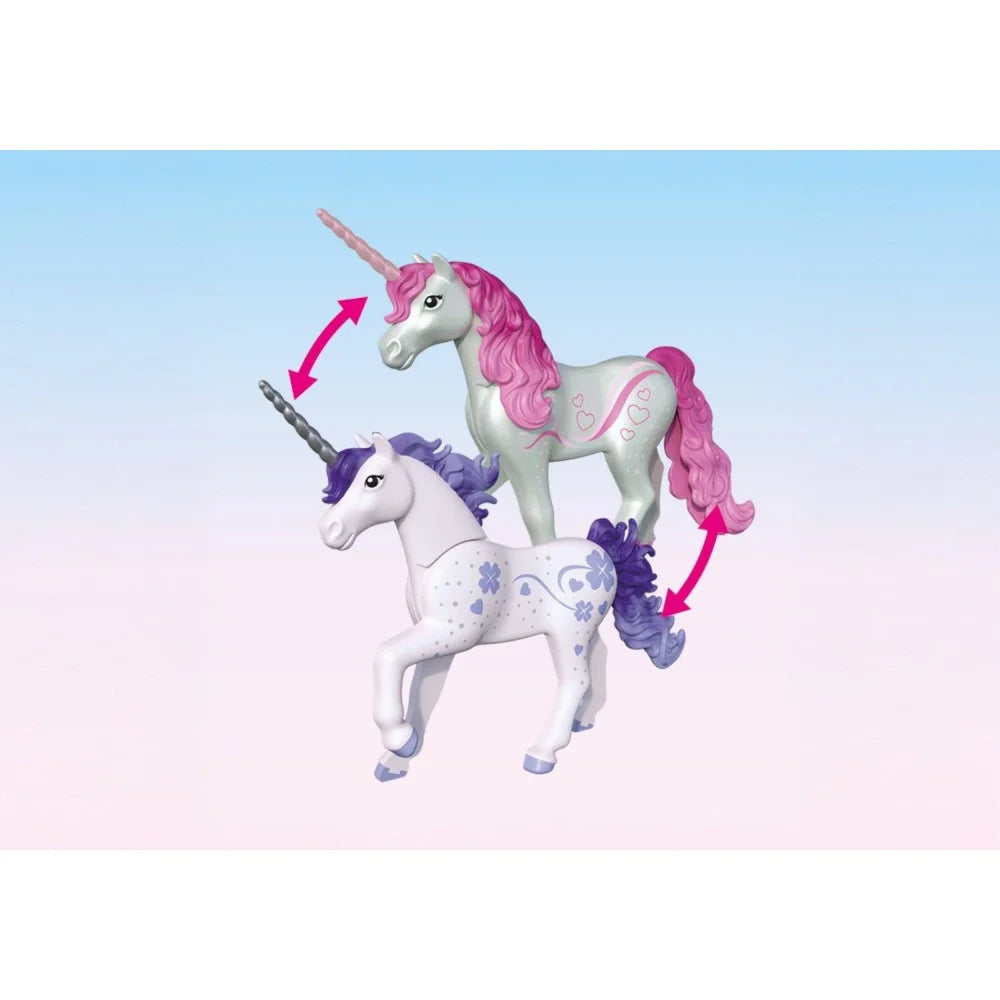 71843 Playmobil Magical Unicorns Lucky Lavender With Fairy Collectible Unicorn