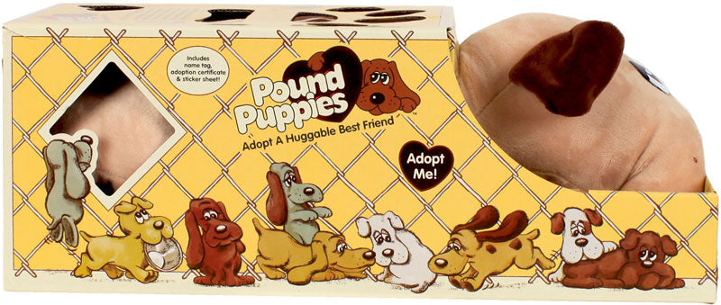 Pound Puppies Classic Light Brown with Brown Short Ears