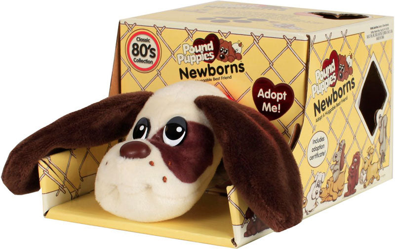 Pound Puppies Newborns Cream with Medium Brown Spots