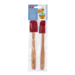 Tala Silicone Headed Spatulas/Wooden Handles Set of 2