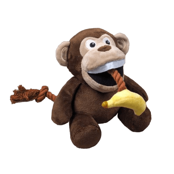 Smart Garden Chimp Tugga Banana Dog Toy