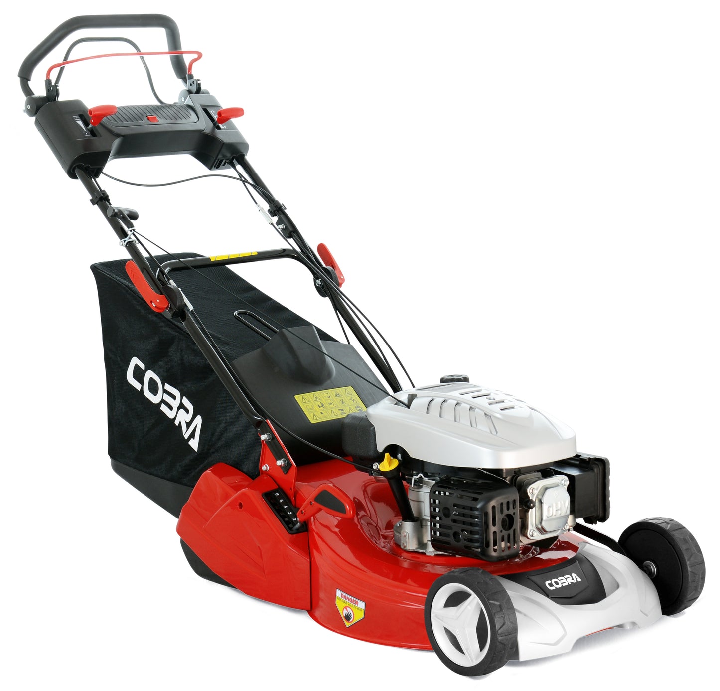Cobra RM514SPC Self-Propelled Roller Lawnmower 51cm