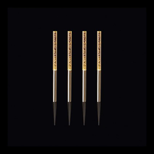 Premier Set of 4 33cm Acrylic Bubble Stake Light with White LEDs