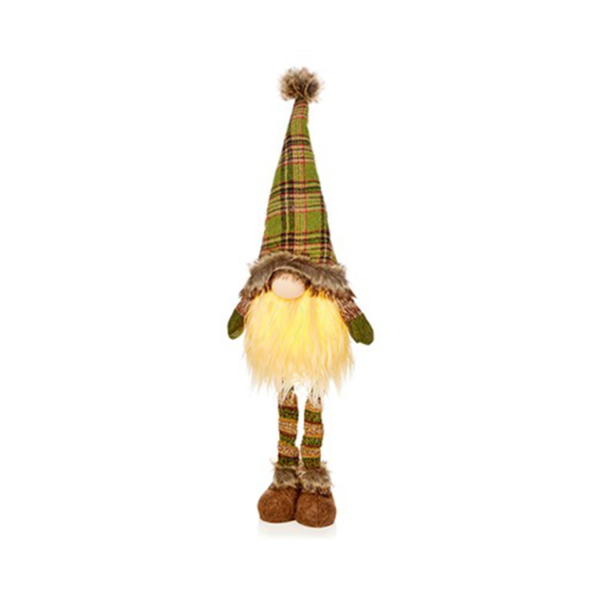 Premier 70cm Lit Green Tartan Standing Gonk