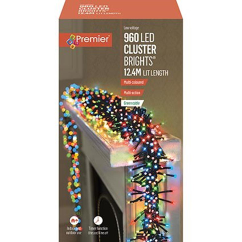 Premier 960 Multi-Action LED Cluster Brights with Timer - Multi-Colour