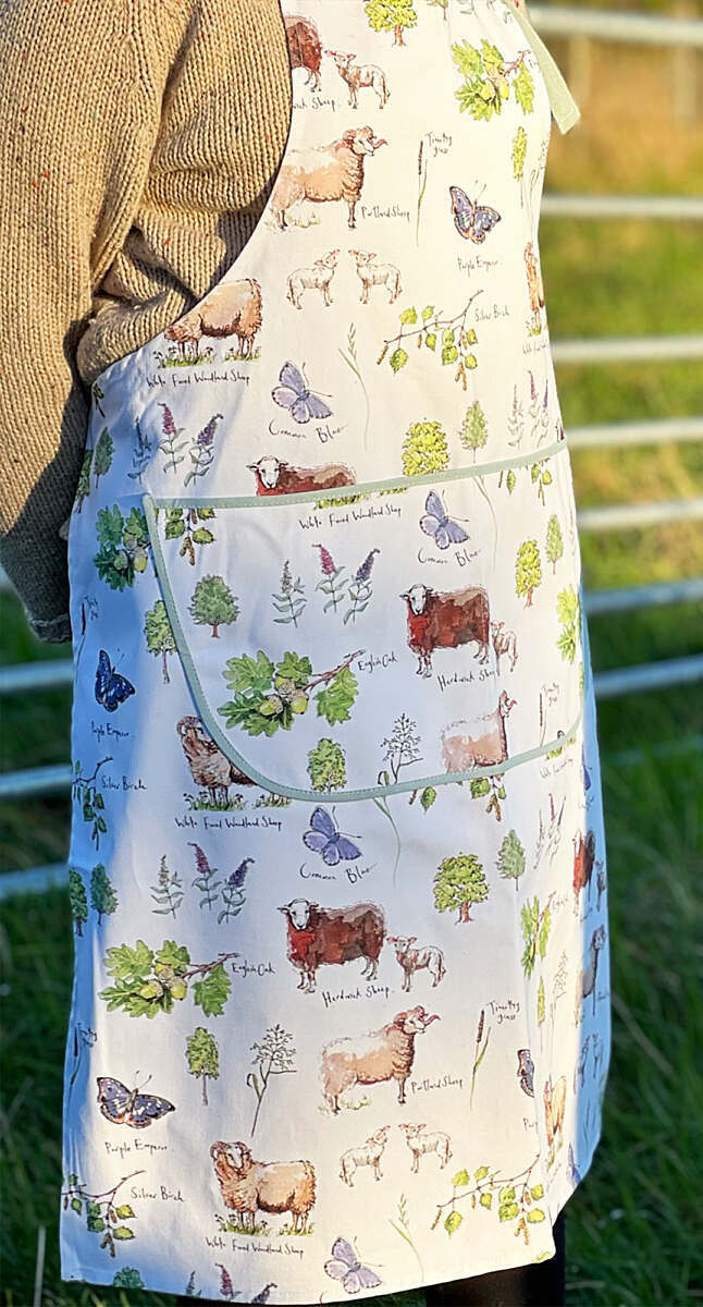 Samuel Lamont Madeleine Floyd Out in the Fields Cotton Apron