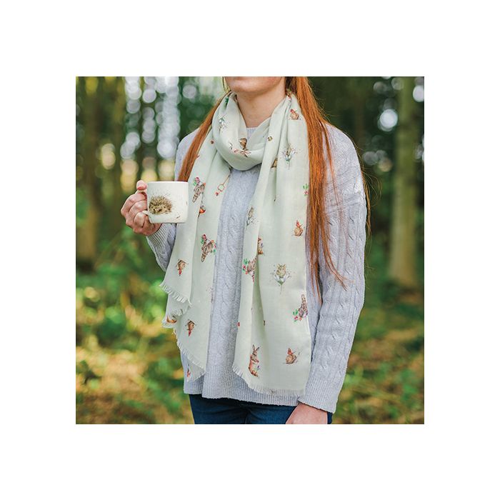 Wrendale Garden Friends Woodland Animal Scarf