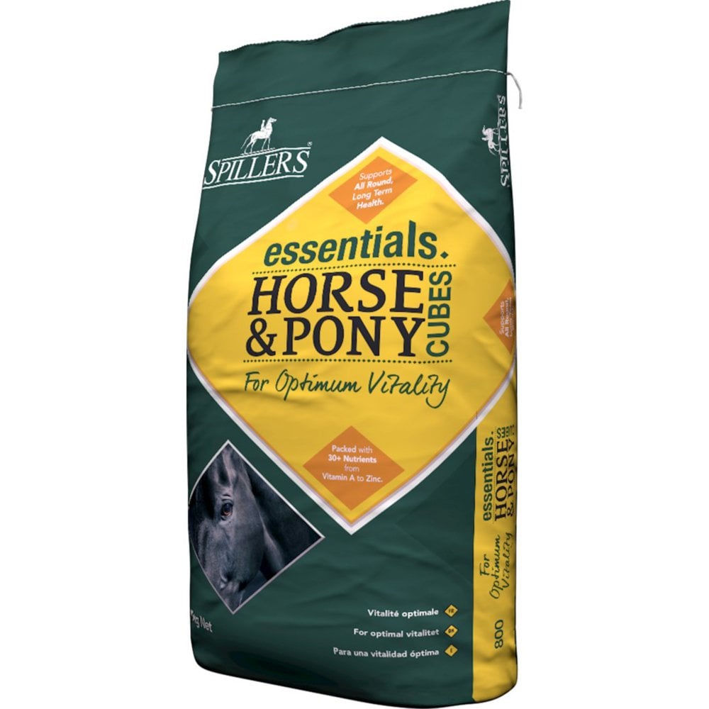 Spillers Horse and Pony Cubes non-heating feed sack for equine health and condition