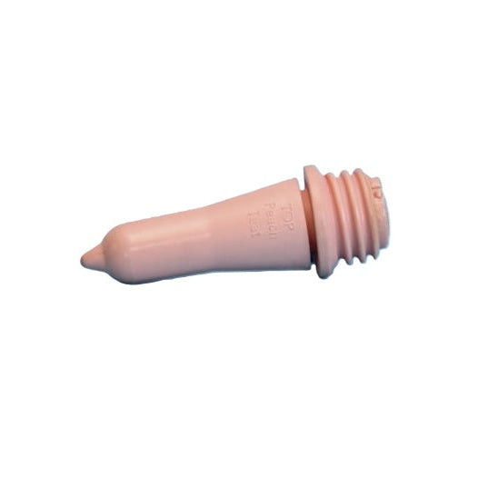 Stallion Peach Teat - Screw in Pink Calf Teat