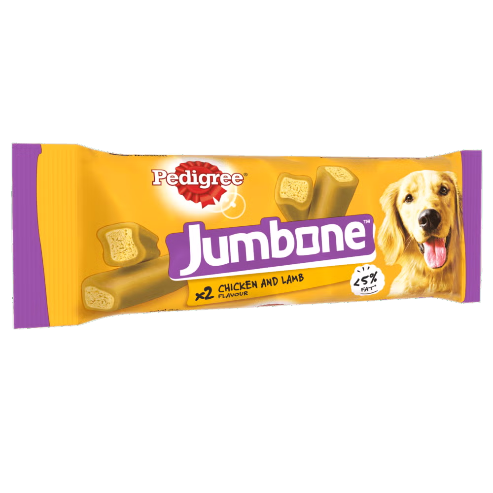 Pedigree Jumbone Medium Chicken & Lamb Chews 2-Pack