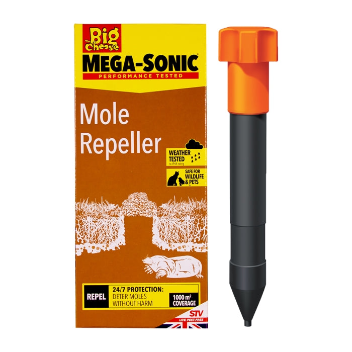 The Big Cheese Mega Sonic Mole Repeller Hi-Vis Cap
