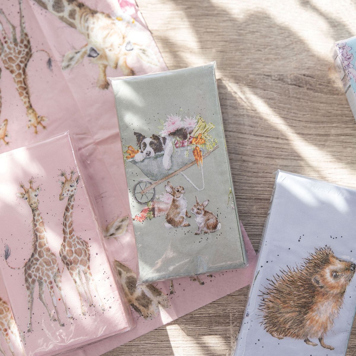 Wrendale Garden Friends Pocket Tissues Sleeping on the Job