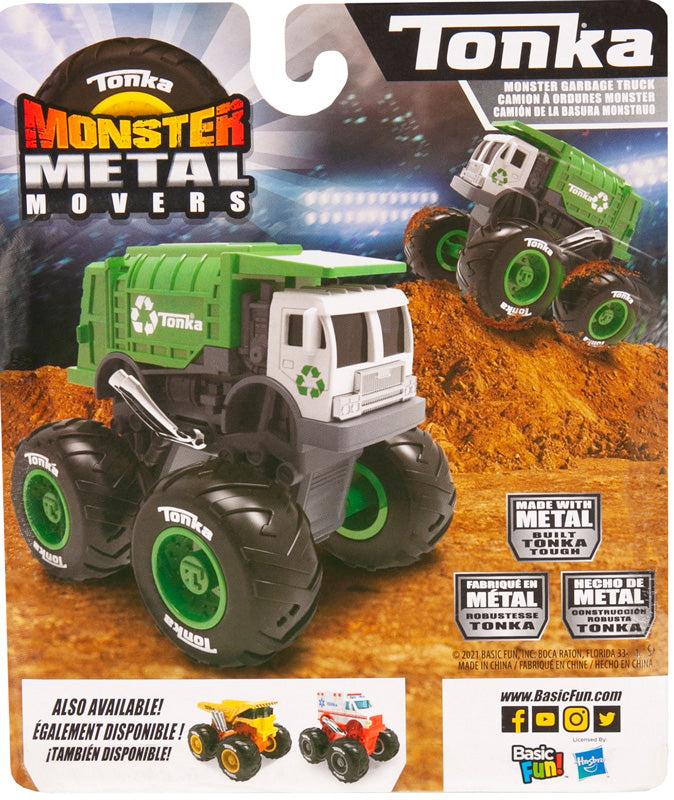 Tonka Monster Metal Movers Monster Garbage Truck