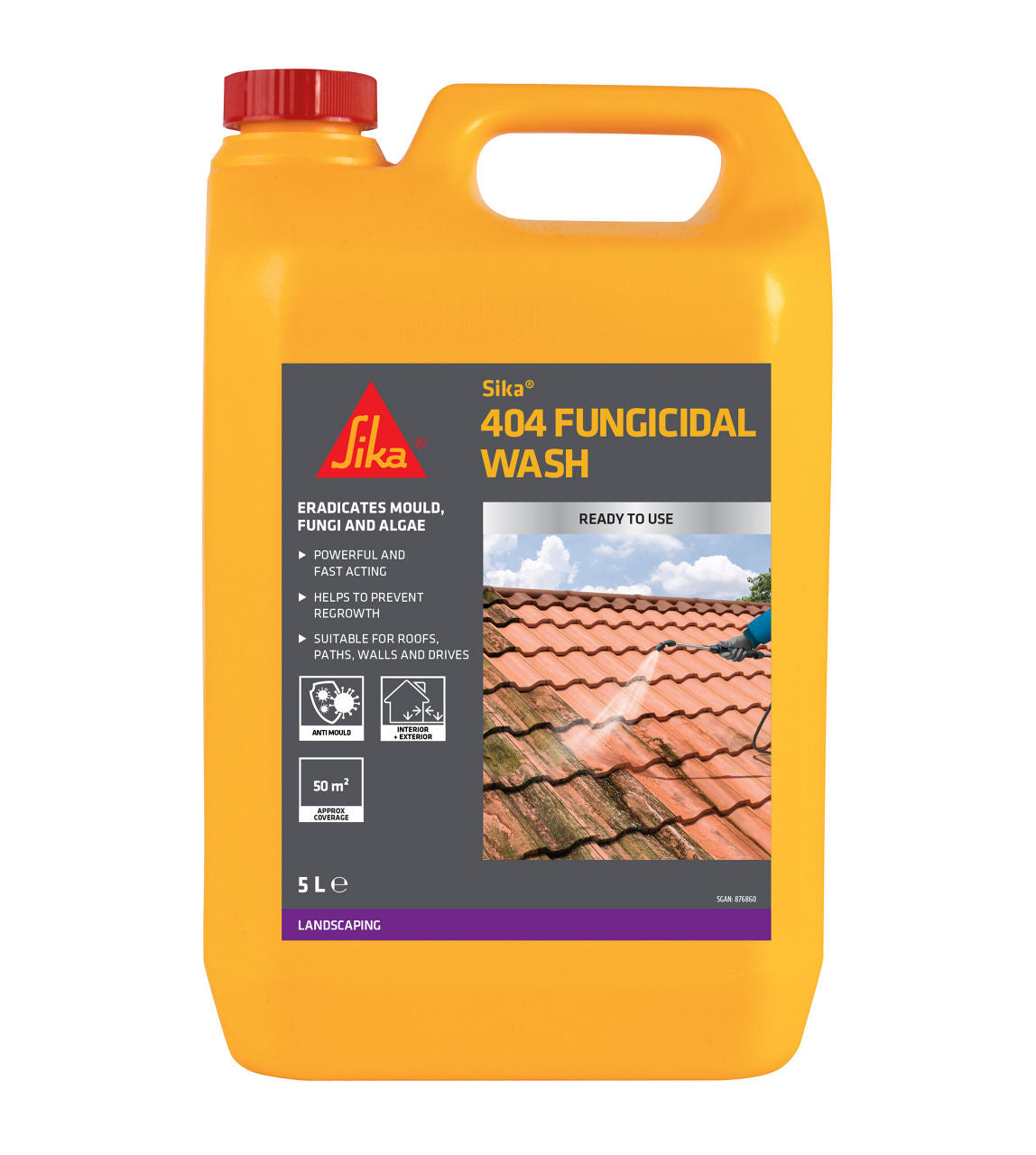 Sika 404 Fungicidal Wash Clear Solution 5L