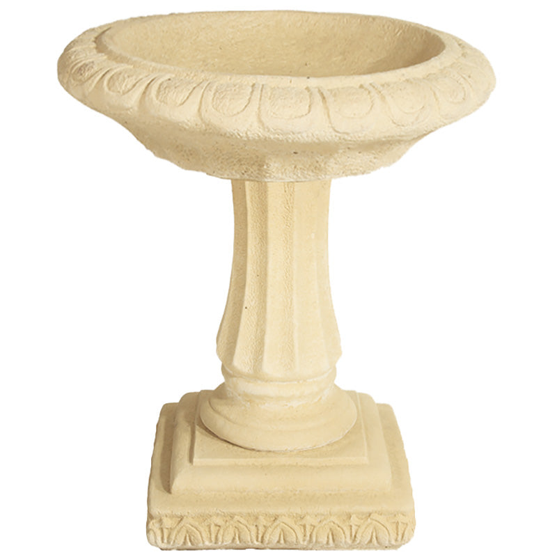 Willowstone Medium Victorian Bird Bath - Cream