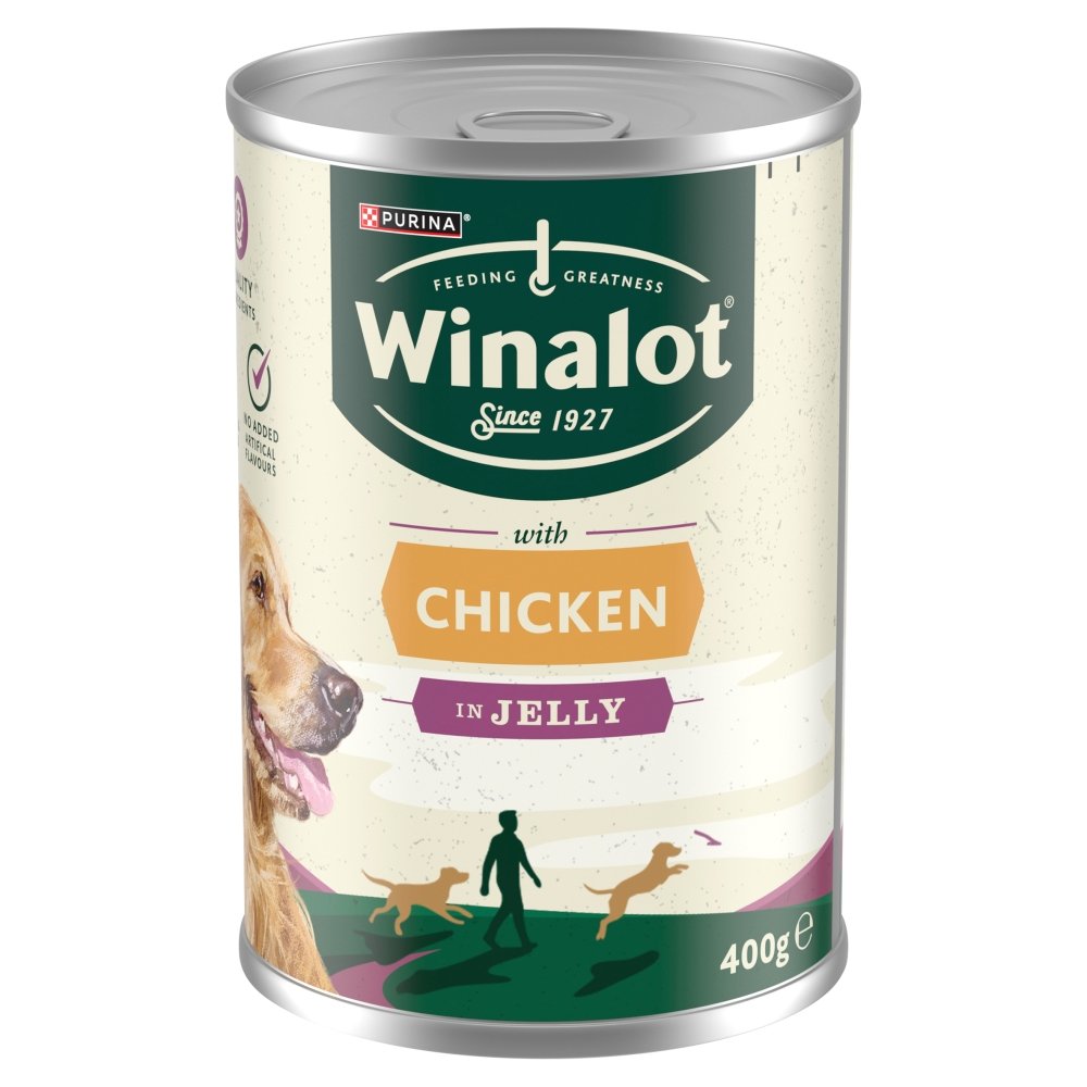 Winalot Cans Chicken in Jelly 12 x 400g