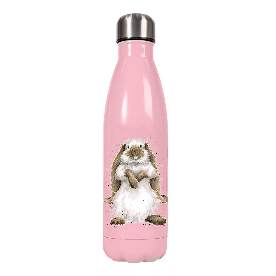 Wrendale 'Piggy in the Middle' Rabbit Water Bottle