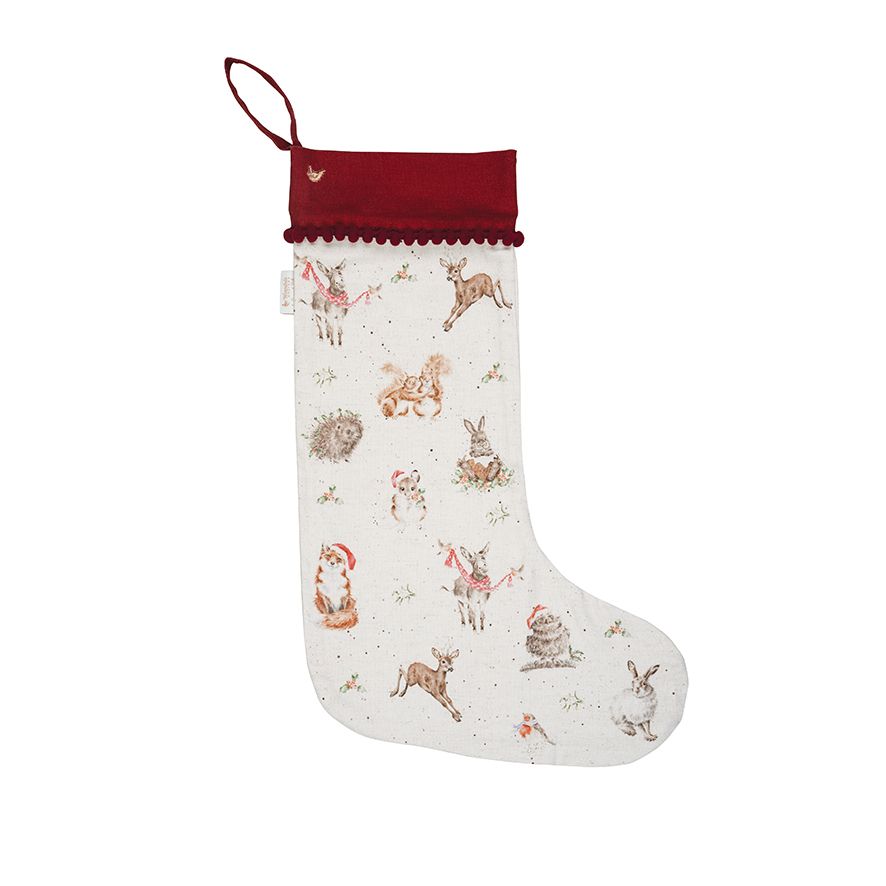 Wrendale Winter Woodland Animal Christmas Stocking
