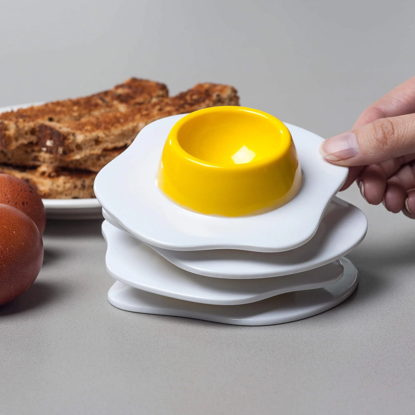 Zeal Melamine Eggtastic Egg Cup Assorted