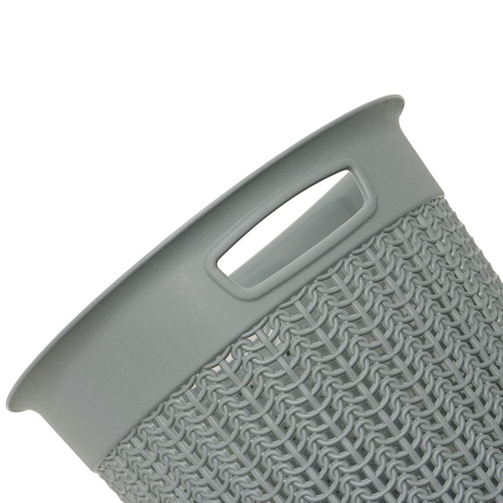 JVL Loop Round Bin Grey 12L