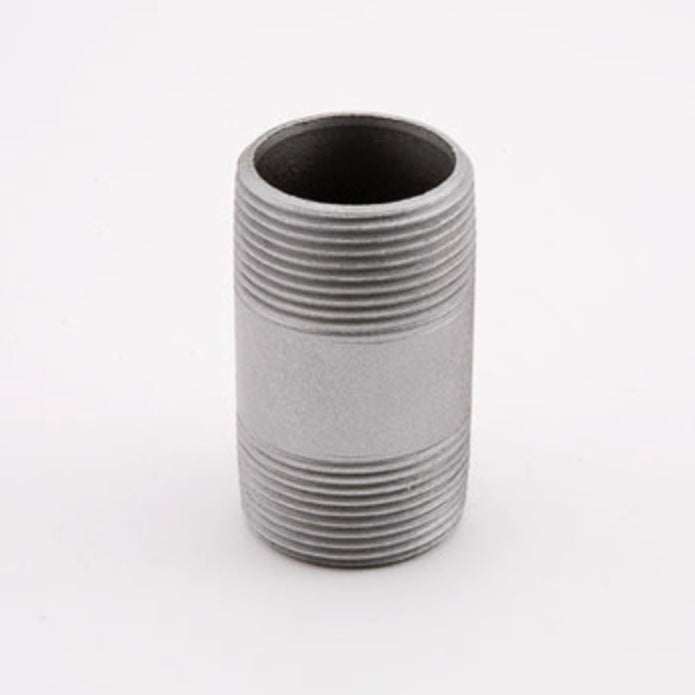 1 1/4" Galvanised Barrel Nipple EN10241 Mild Steel Tube/Pipe Fitting