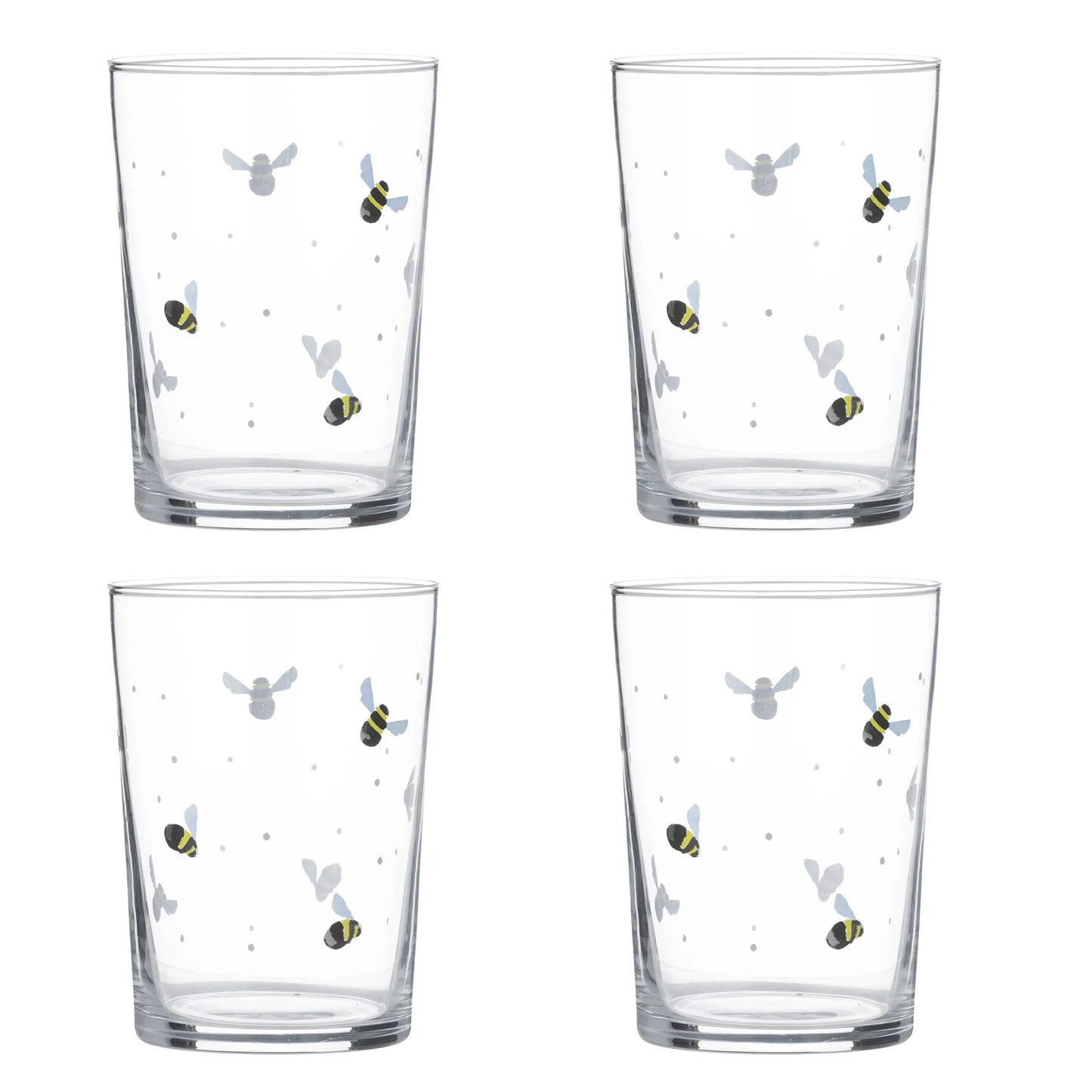 Price & Kensington Sweet Bee Set of 4 Tumblers