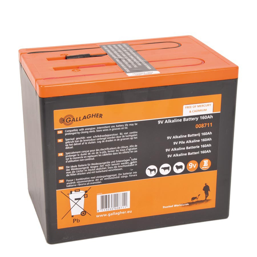 Gallagher Powerpack Battery 9V 160Ah