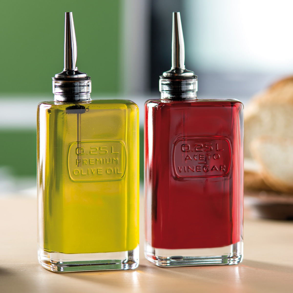 Luigi Bormioli Optima Olive Oil Bottle Pourer/Stopper 250ml