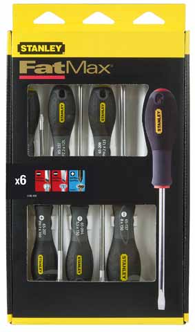 Stanley Fatmax Parallel Pozi Screwdriver Set - 6 Pieces