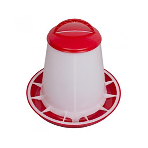 Stockshop Economy Red & White Feeder 1kg