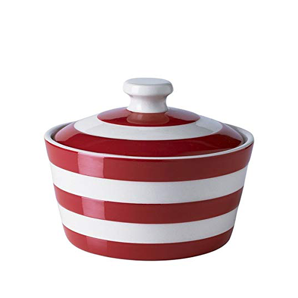Cornishware Cornish Red Butter Dish