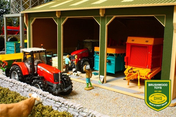 Brushwood Open Barn with 3 Bays BBB150