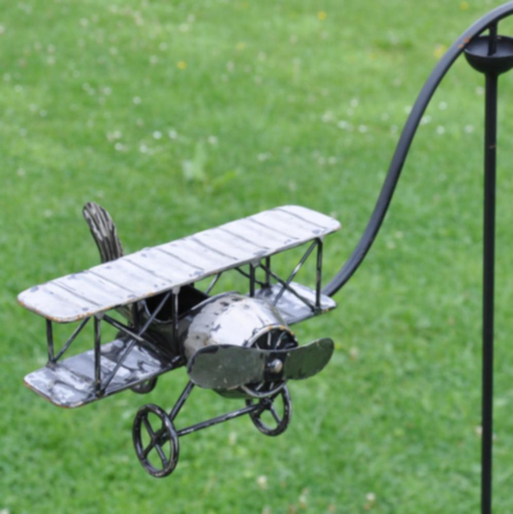 Honey & Wild Biplane Balancing Metal Plane