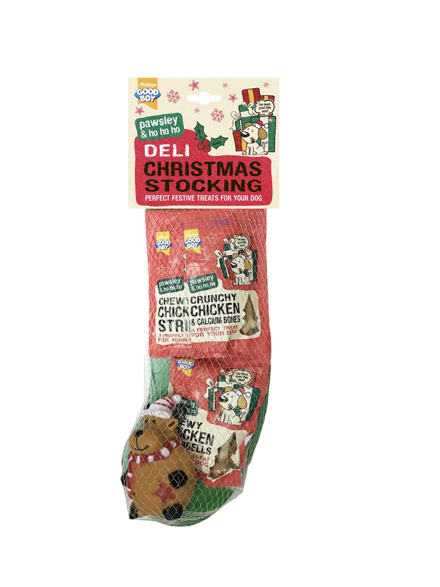 Good Boy Dog Christmas Deli Stocking
