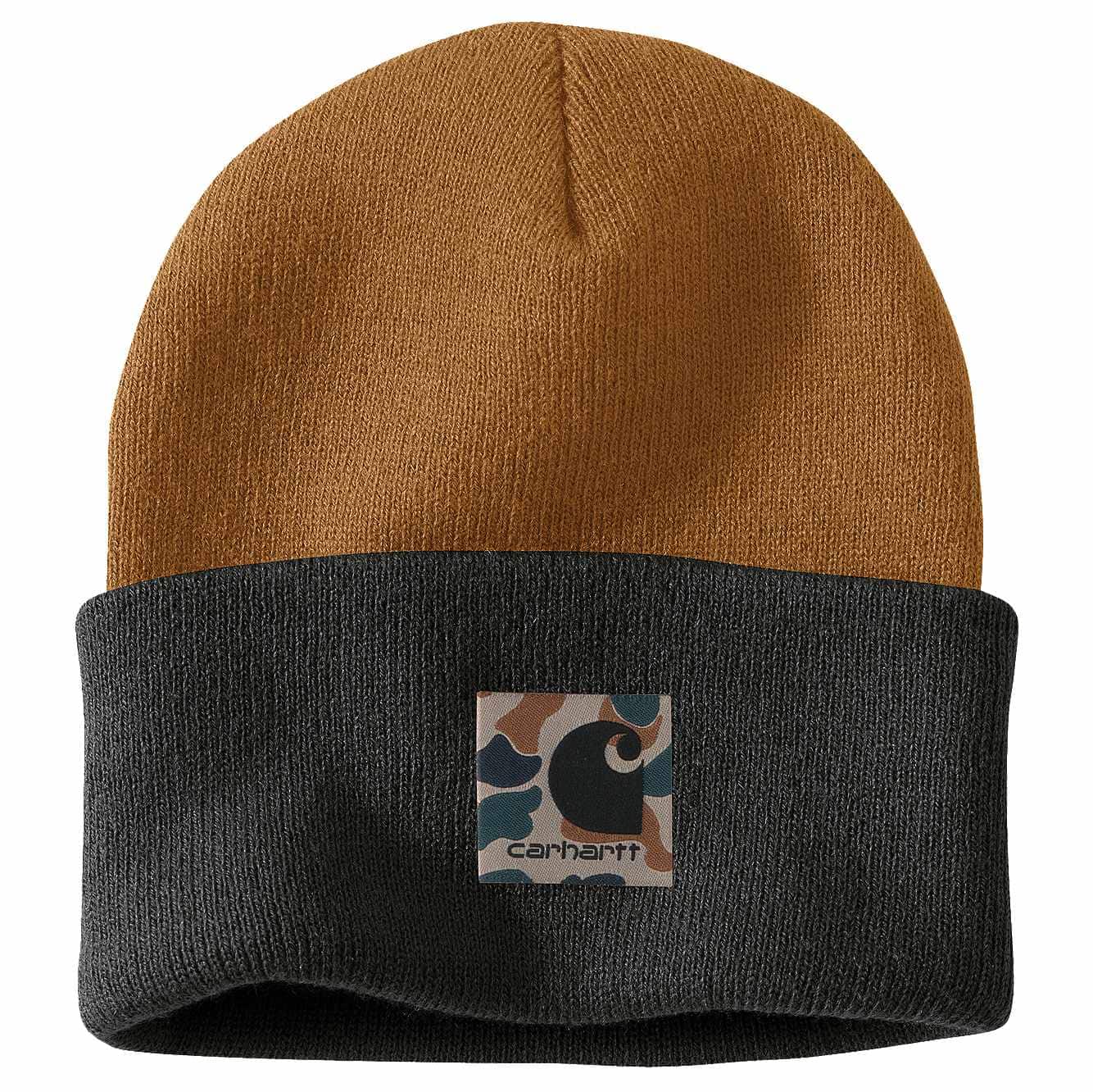 Carhartt Knit Camo Patch Beanie