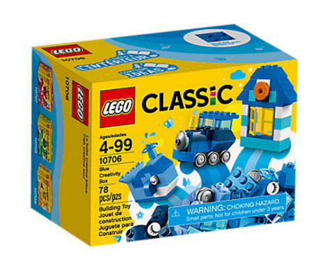 LEGO Classic Blue Creativity Box 10706