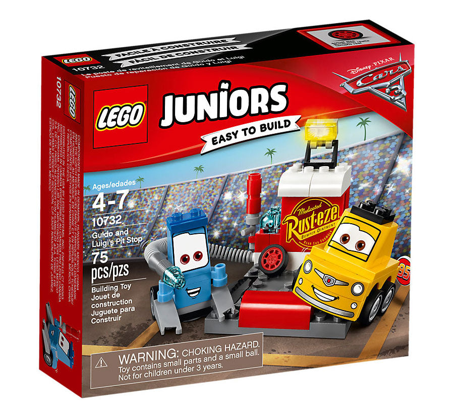 Lego Juniors Cars Guido & Luigis Pit Stop 10732