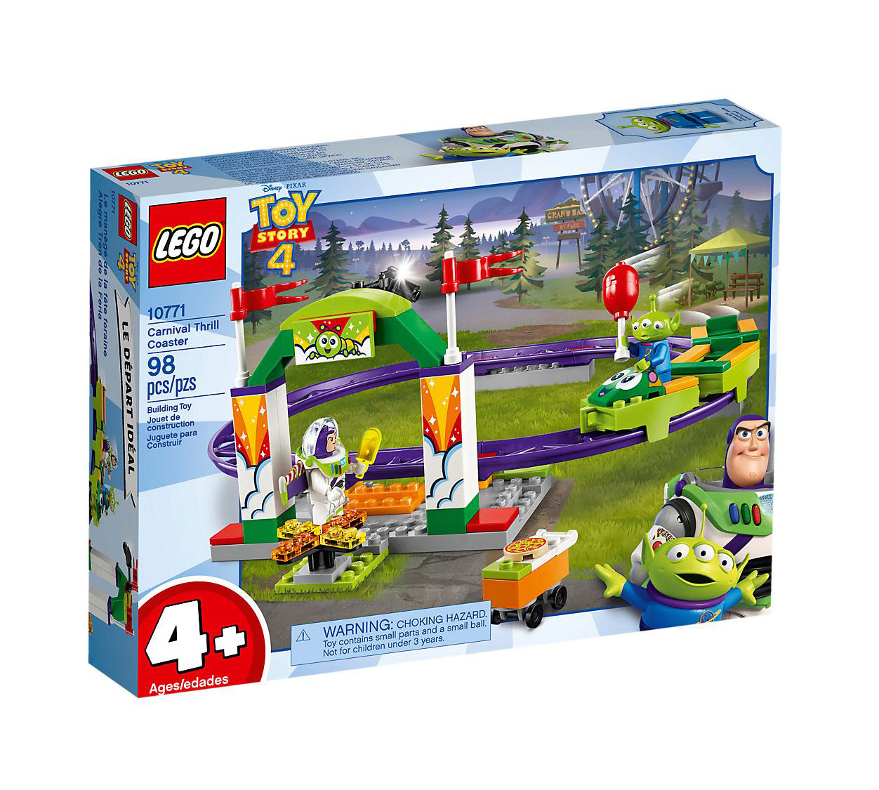 Lego Juniors Toy Story 4 Carnival Thrill Coaster 10771