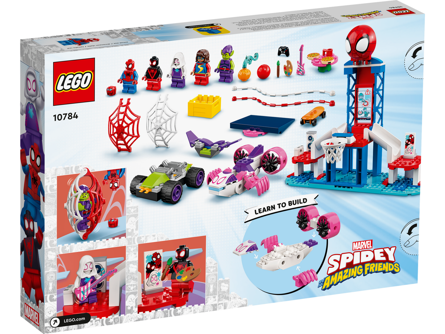 LEGO Marvel Spider-Man Webquarters Hangout 10784