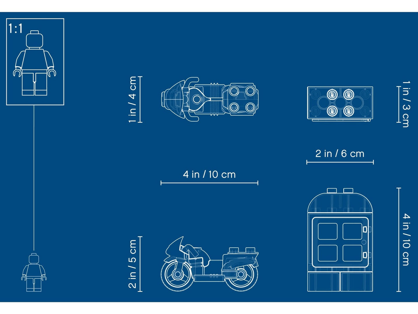 Lego Duplo Police Bike 10900