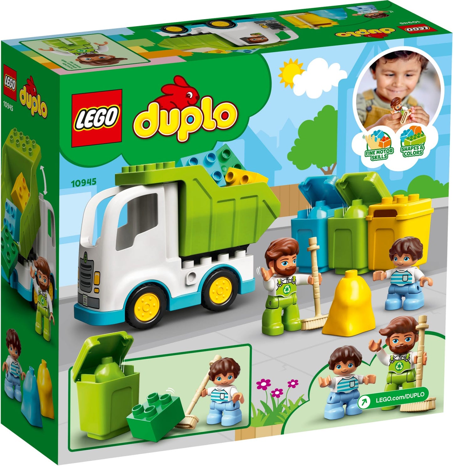 Lego Duplo Garbage Truck & Recycling 10945