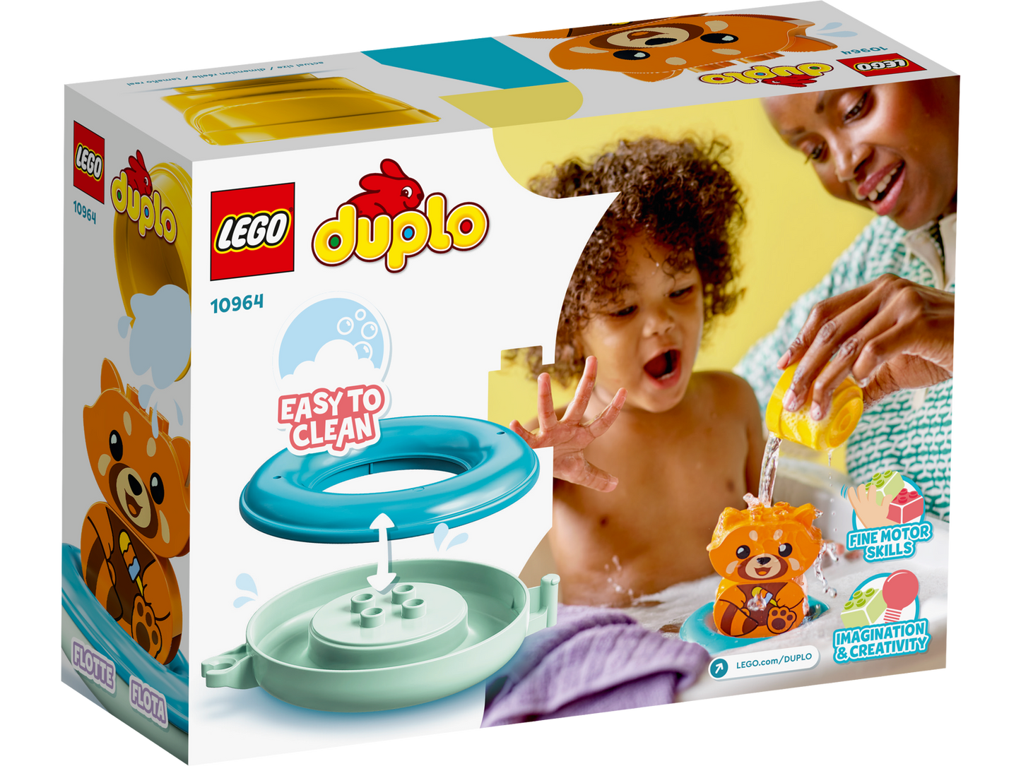 LEGO Duplo Bath Time Fun: Floating Red Panda