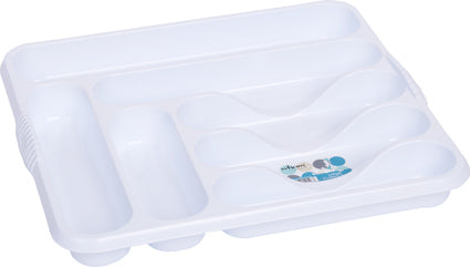 Wham Casa Large Cutlery Tray Ice White