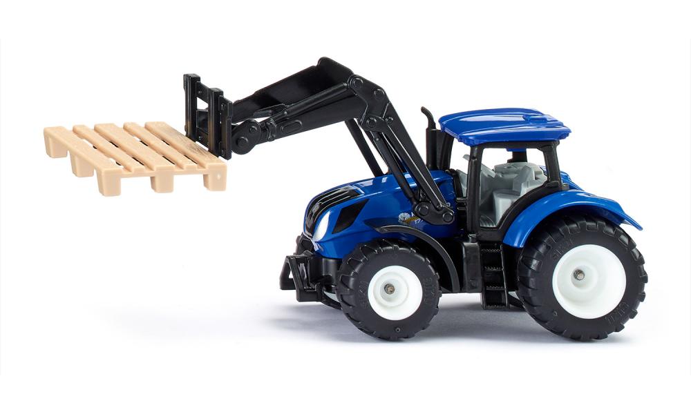 Siku New Holland Tractor – Pallet Fork & Pallet